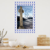 William Wallace Monument Robroyston Poster de paix (Cuisine)