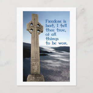 William Wallace Scottish Freedom Briefkaart