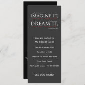 William Ward Imagine Quote Kaart (Voorkant / Achterkant)