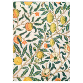 William William Morris Fruit Pomegranate White Orn Klembord (Achterkant)