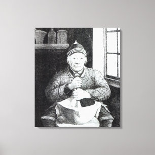 William Wilson, gewoonlijk Mortar Willie genoemd Canvas Afdruk