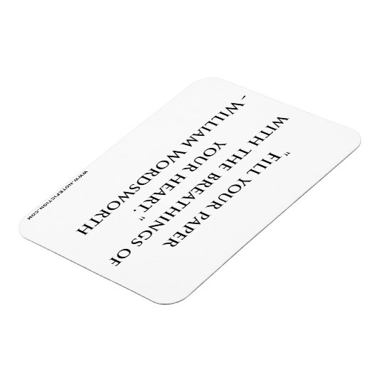 William Wordsworth Magnet de citation (Côté Gauche)