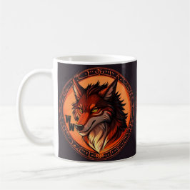 William Wraithe Werewolf Logo Icon Koffiemok