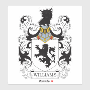 Williams Family Crest Sticker
