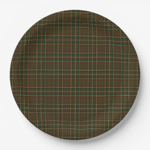 Williams Family Pset Tartan Pattern Papieren Bordje