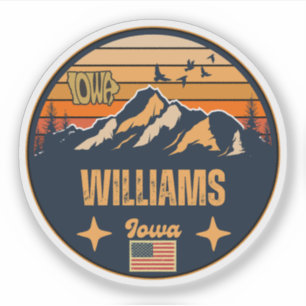 Williams, Iowa Sticker
