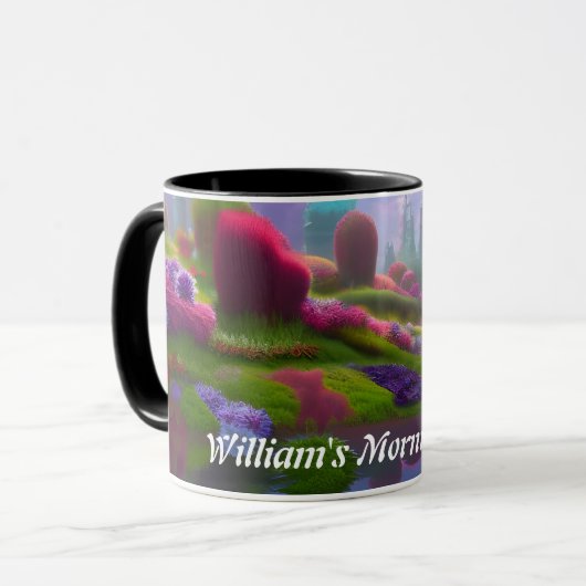 William's Morning Tea Gepersonaliseerd Mok (Voorkant links)