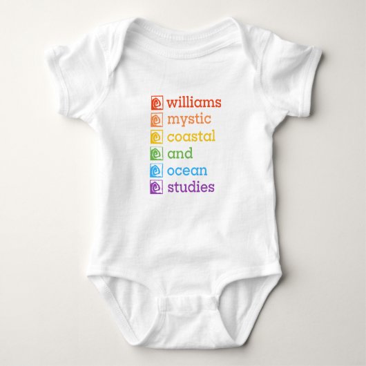 Williams-Mystic Pride Baby uit één stuk Romper (Voorkant)