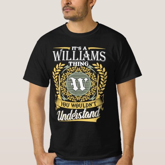Williams naam T-shirt (Voorkant)