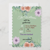 Williams reunion-uitnodiging kaart (Voorkant)