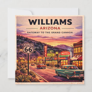 Williams Route 66 Grand Canyon Stationery Cadeau