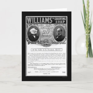 Williams Shave Soap ad 1901 Kaart