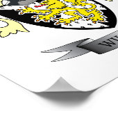 Williams-wapenschild Poster (Hoek)