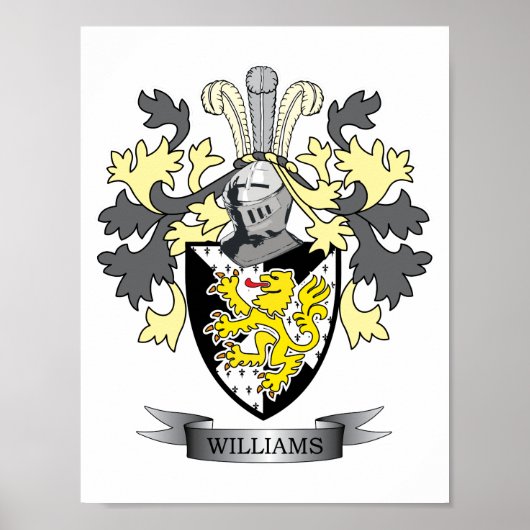 Williams-wapenschild Poster (Voorkant)