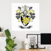 Williams-wapenschild Poster (Thuiskantoor)