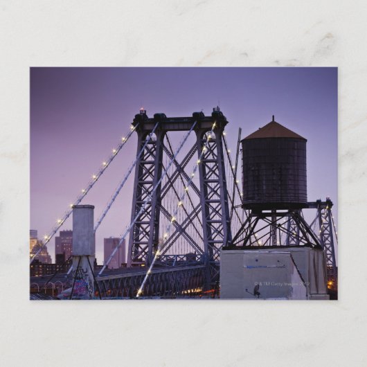 Williamsburg Bridge Briefkaart (Voorkant)