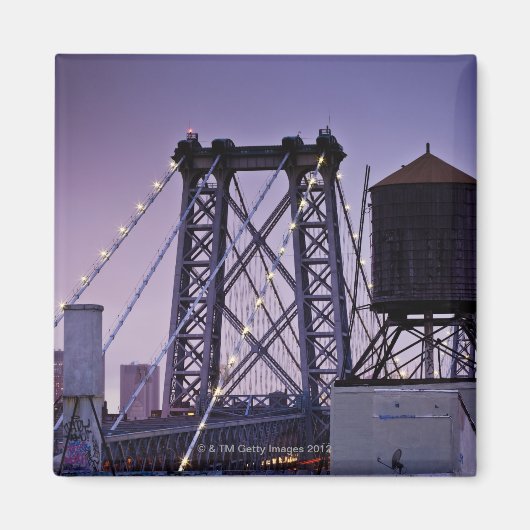 Williamsburg Bridge Magneet (Voorkant)