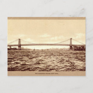 Williamsburg Bridge, New York City 1907  Briefkaart