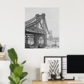 Williamsburg Bridge Poster (Thuiskantoor)