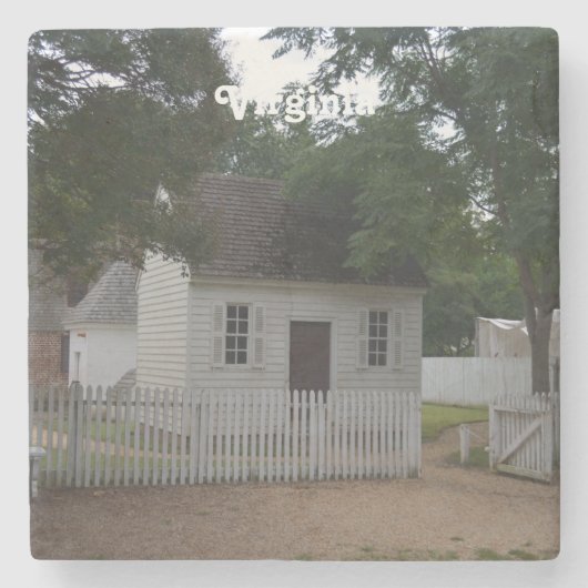 Williamsburg Homestead Stenen Onderzetter (Voorkant)