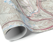 Williamsburg VA Map (1981)  Cadeaupapier (Rol Hoek)