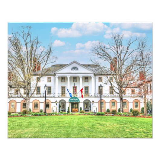 Williamsburg VA Virginia - Williamsburg Inn Print Foto Afdruk (Voorkant)