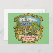 Williamsburg Virginia - Briefkaart (Voorkant / Achterkant)