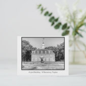 Williamsburg, Virginia Briefkaart (Staand voorkant)