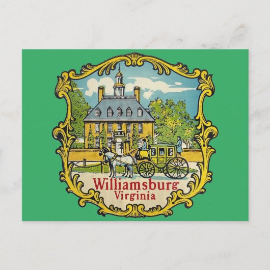 Williamsburg Virginia - Briefkaart (Voorkant)
