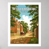 Williamsburg Virginia Poster (Voorkant)