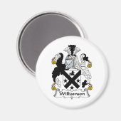 Williamson Family Crest Magneet (Voorkant / Achterkant)