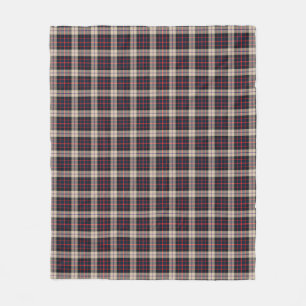 Williamson Modern Tartan Fleece Blanket, 50"x60" Deken