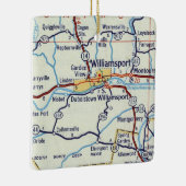 Williamsport PA Keramisch Ornament (Rechts)