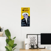 Willie Dixon Blues Folk Art Poster (Thuiskantoor)
