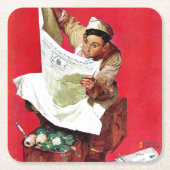 Willie Gillis op K.P. Vierkante Kartonnen Onderzetter (Voorkant)