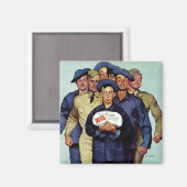 Willie Gillis' pakket van Thuis Magneet (Voorkant / Achterkant)