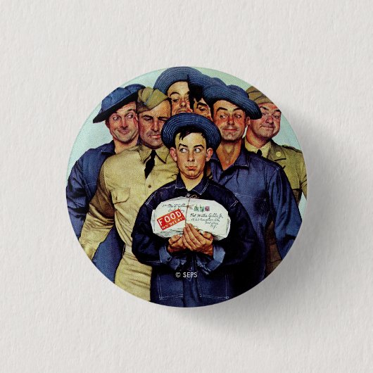 Willie Gillis' pakket van Thuis Ronde Button 3,2 Cm (Voorkant)