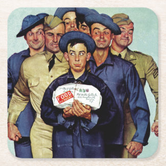 Willie Gillis' pakket van Thuis Vierkante Kartonnen Onderzetter