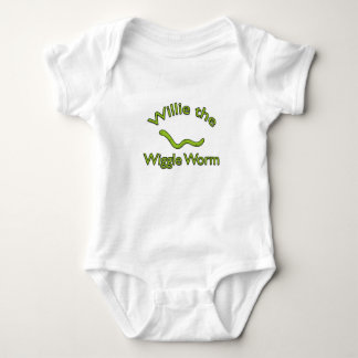 Willie the Wiggle Worm Baby One Piece Romper