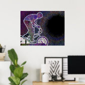 WillieBMX De gloedrand Poster (Thuiskantoor)
