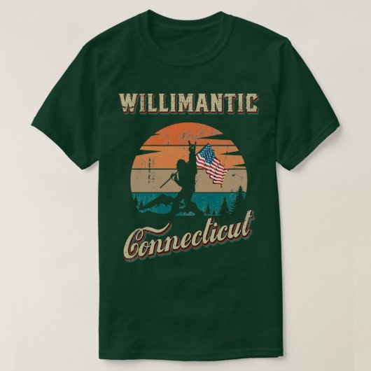 Willimantic Connecticut T-shirt (Design voorkant)