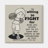 Willing to Fight Magneet (Voorkant)