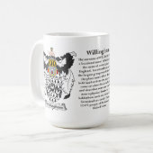 Willingham, de oorsprong, de betekenis en de rest koffiemok (Voorkant links)