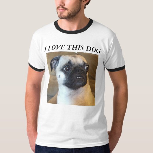 WILLIS HET PUG SHIRT (Voorkant)