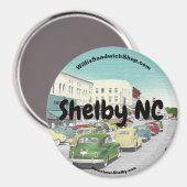 Willis Sandwich Shop Shelby NC Magnet Magneet (Voorkant / Achterkant)