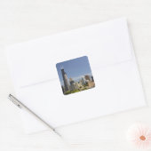 Willis Tower, vroeger bekend als de Sears Tower Vierkante Sticker (Envelop)