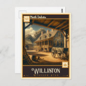 Williston, Noord-Dakota |  Briefkaart (Voorkant / Achterkant)