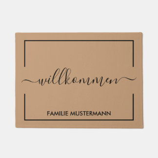 Willkommen Eigene Fußmatte Bedrucken Deurmat