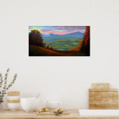 Willoughby Lake de Burke Mountain Poster (Cuisine)