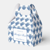 Willow Blue en White Ginger Jars Jar Bedankdoosjes (Voorkant Zijde)